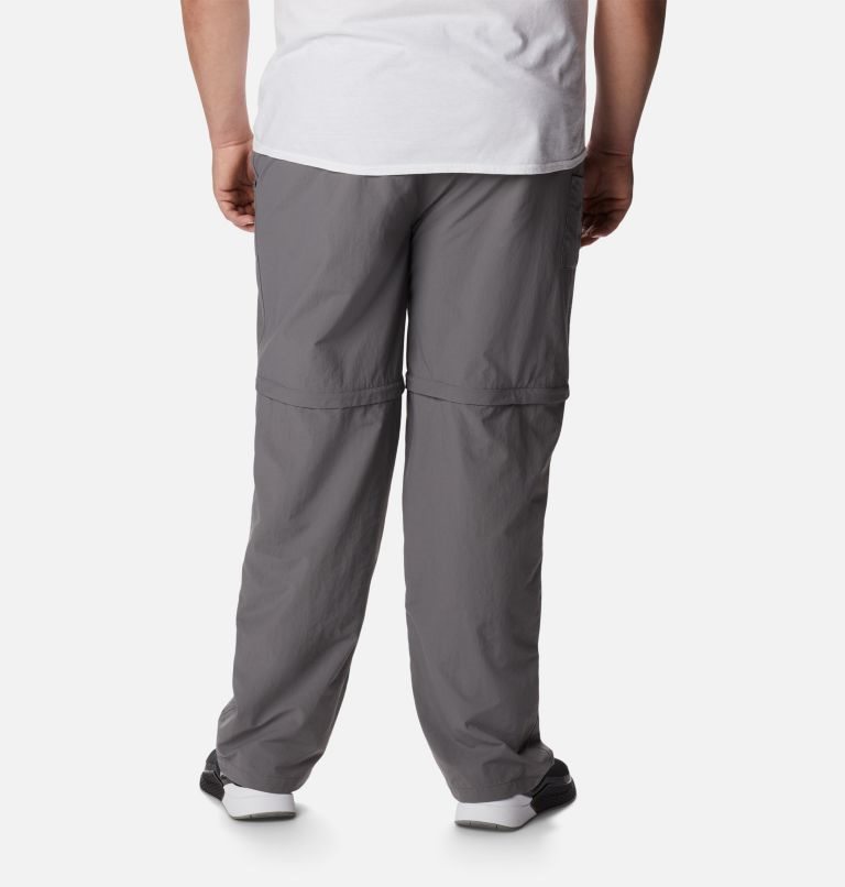 Men's Columbia PFG Backcast Convertible Pants Dark Grey | Plus Size CA-LA185